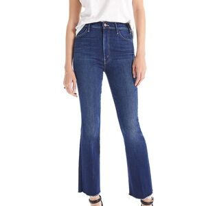 MOTHER Flare Jeans in Deep Blue
